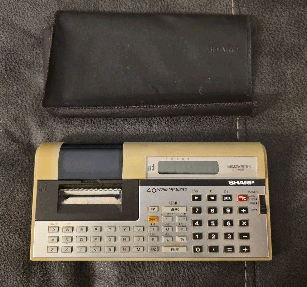 Sharp EL-7001 Memowriter Untested