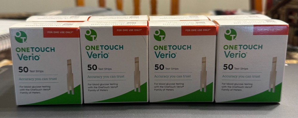 One Touch Verio Blood Glucose Test Strips 50 Count