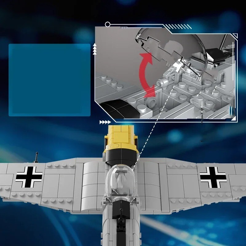 WW2 Fighter Plane Building Blocks 471PCS Set