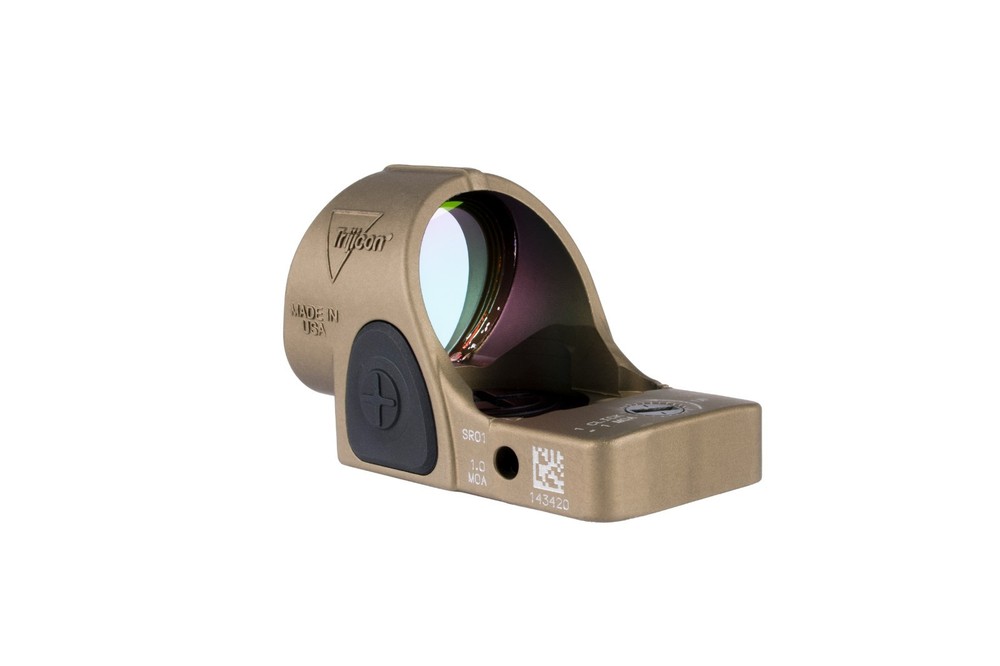 Trijicon SRO Sight Adjustable LED 1.0 MOA Red Dot – Coyote Brown Anodized