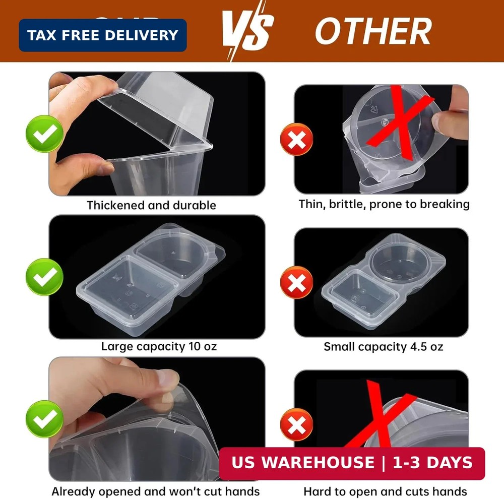 Reusable Snack Containers with Lids, Snack Containers, 20-Pack Snack Pack Contai