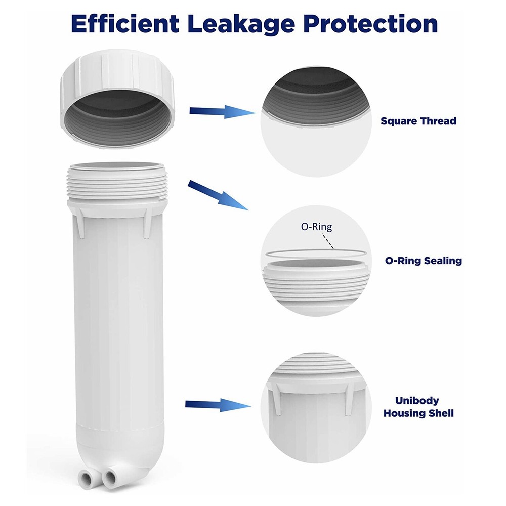 10 Pack 400 GPD Reverse Osmosis RO Membrane Maple Syrup Water Filter Housing Set