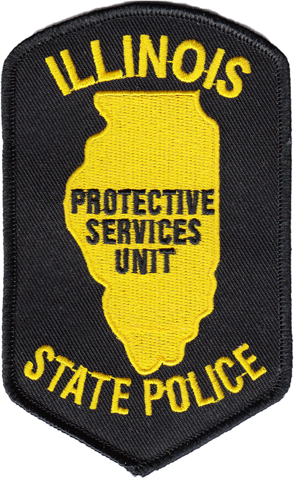 ILLINOIS STATE POLICE SHOULDER PATCH: Protective Services Unit