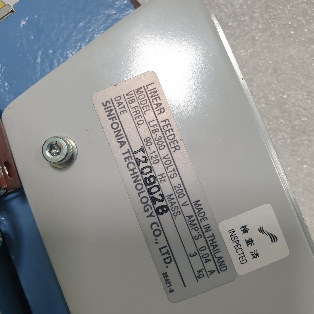 Sinfonia C10-1VF + LFB-300 Digital Controller With Linear Feeder