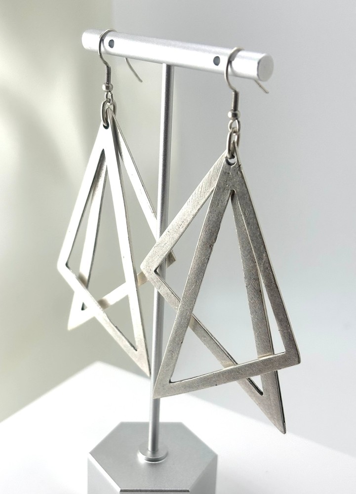 Handmade Pewter Earring - OTS178