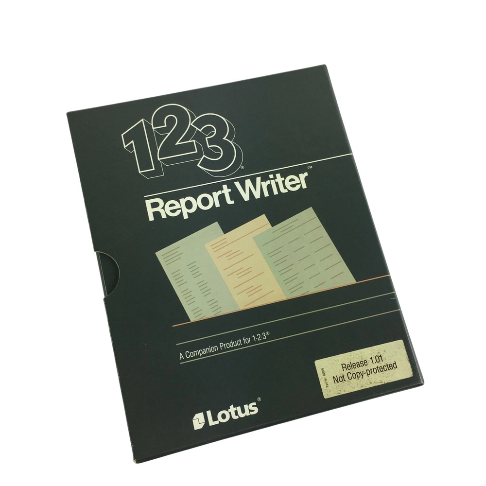 123 Report Writer Disks Quick Reference Customer Assurance Plan Lotus