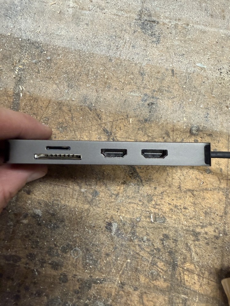 3X StarTech.com USB C Multiport Adapter Dual HDMI 4K