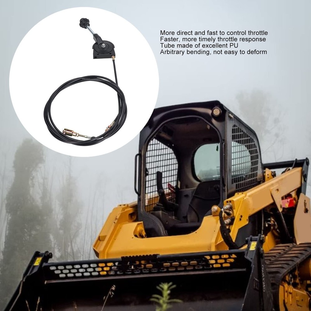 11.5ft Universal Push Pull Manual Throttle Choke Cable for Motor Control