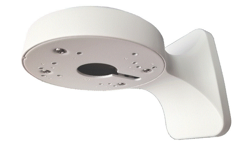L Bracket Wall mount Bracket for Varifocal Dome White color Camera