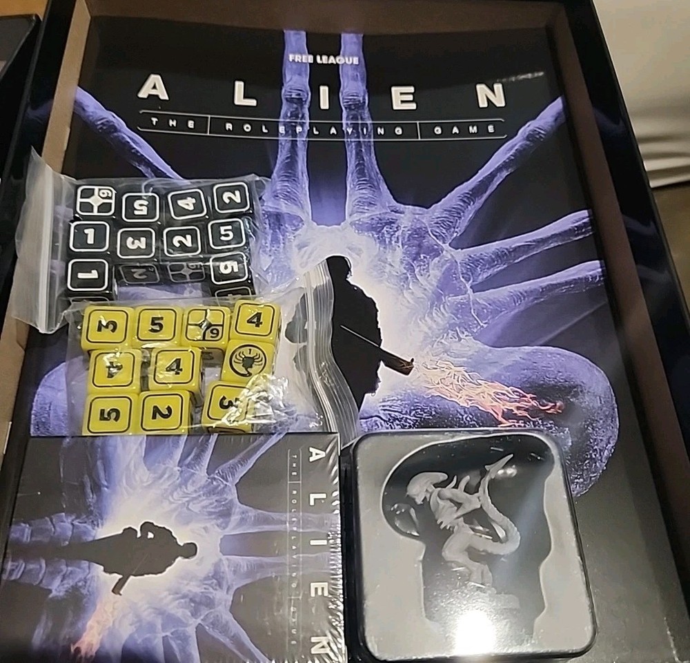 Alien RPG: Evolved Edition Starter Set With Partial Rapture Protocol Minis Box