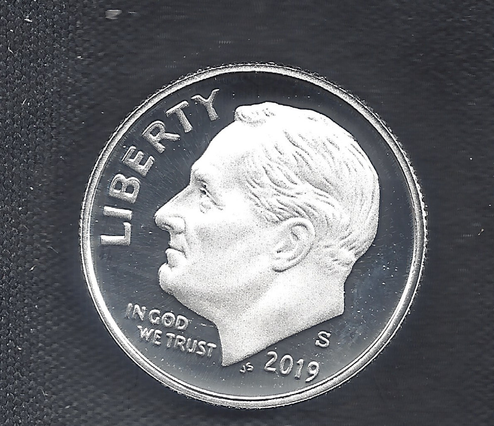 2019 S Silver Proof Roosevelt Dime - 90% Silver