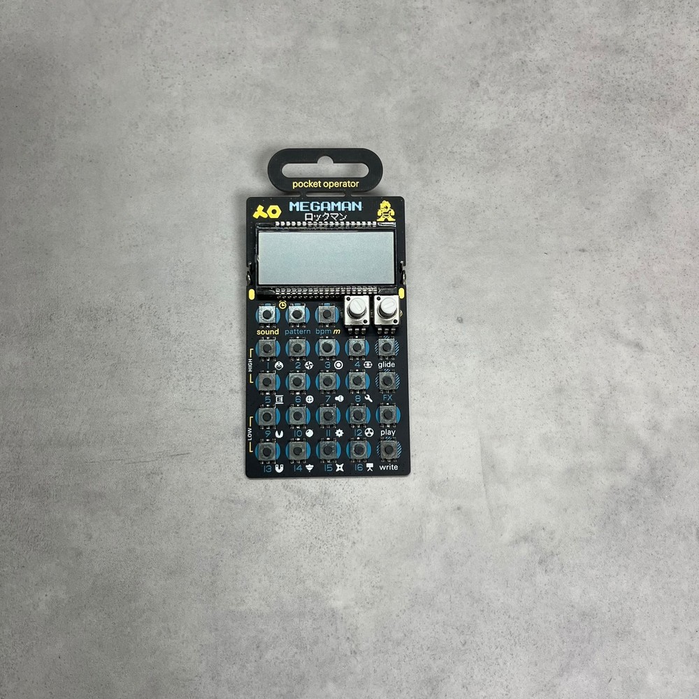 Pocket Operator PO-128 Mega Man Teenage Engineering Sampler Sequencer Tested!!