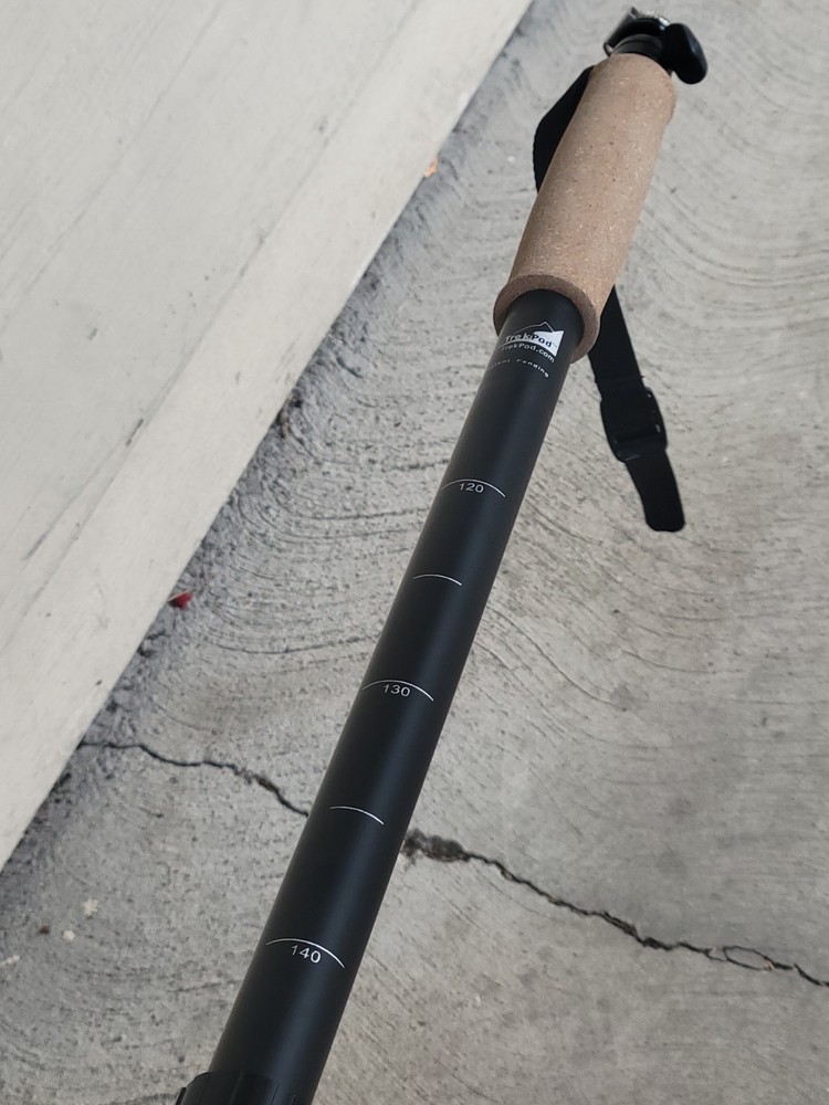 TrekPod Walking Stick adjustable height monopod-tripod