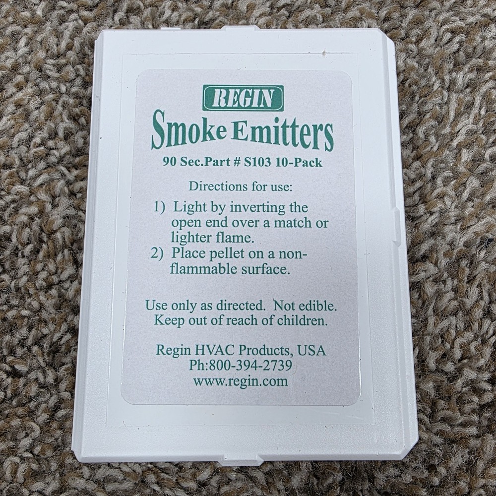 Regin Smoke Emitters S103 90 Sec - 10 PACK