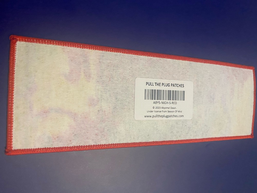 2023 ABYSMAL DAWN Nightmare Frontier Woven Sew On Strip Patch