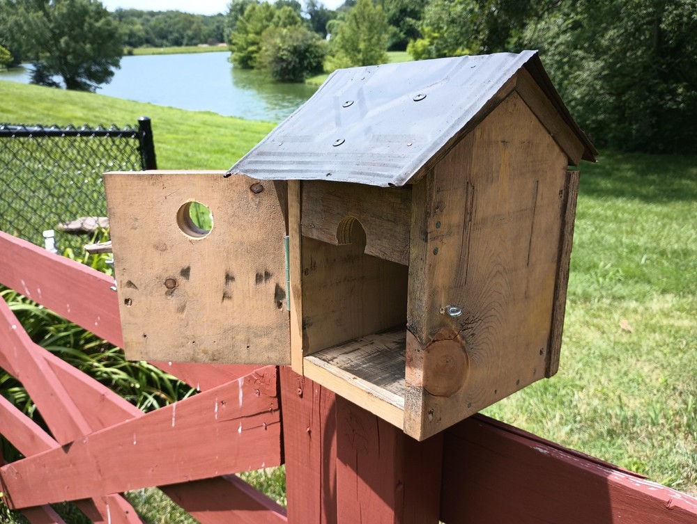Rustc Handmade BIRDHOUSE using Recycled/Reclaimed Material