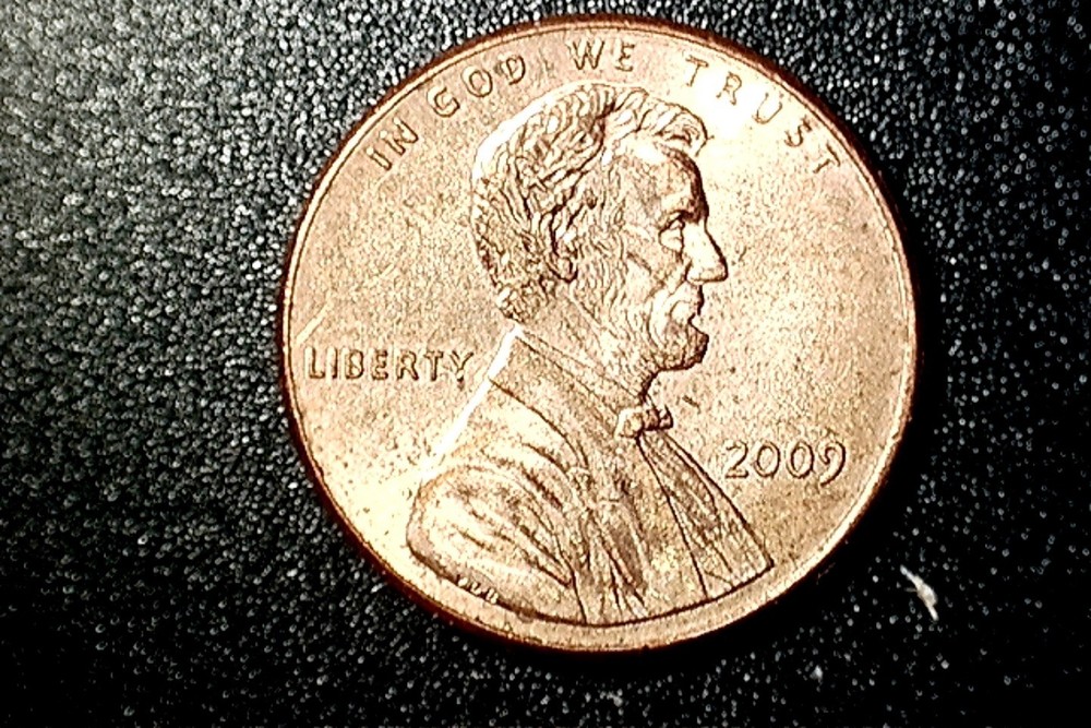 2009 P Lincoln Cent Formative Years FS-801 "Extra Thumb Error"