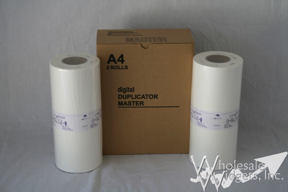 2 Master Rolls Compatible With Riso S-4250 For Risograph EZ RZ A4 S8188 S-8188