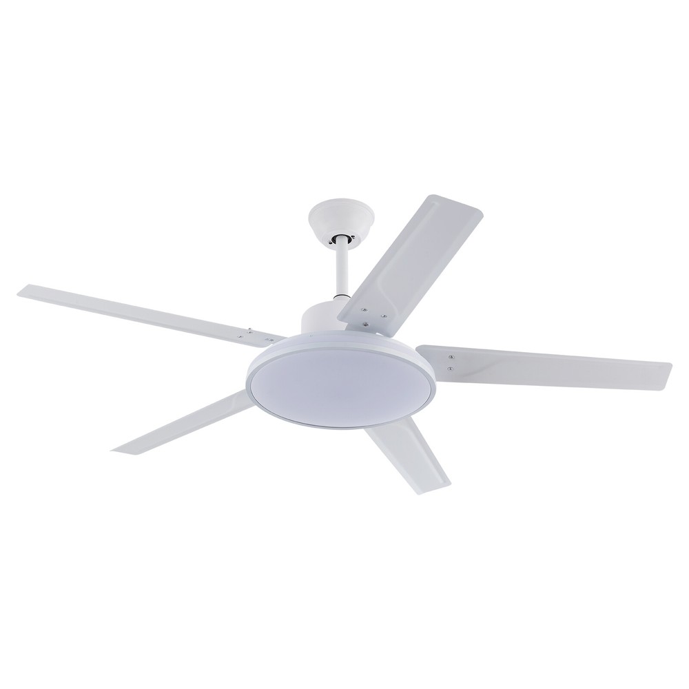 52in Modern Ceiling Fan Light Dimmable LED 3-Color Memory Function Fan w/ Remote