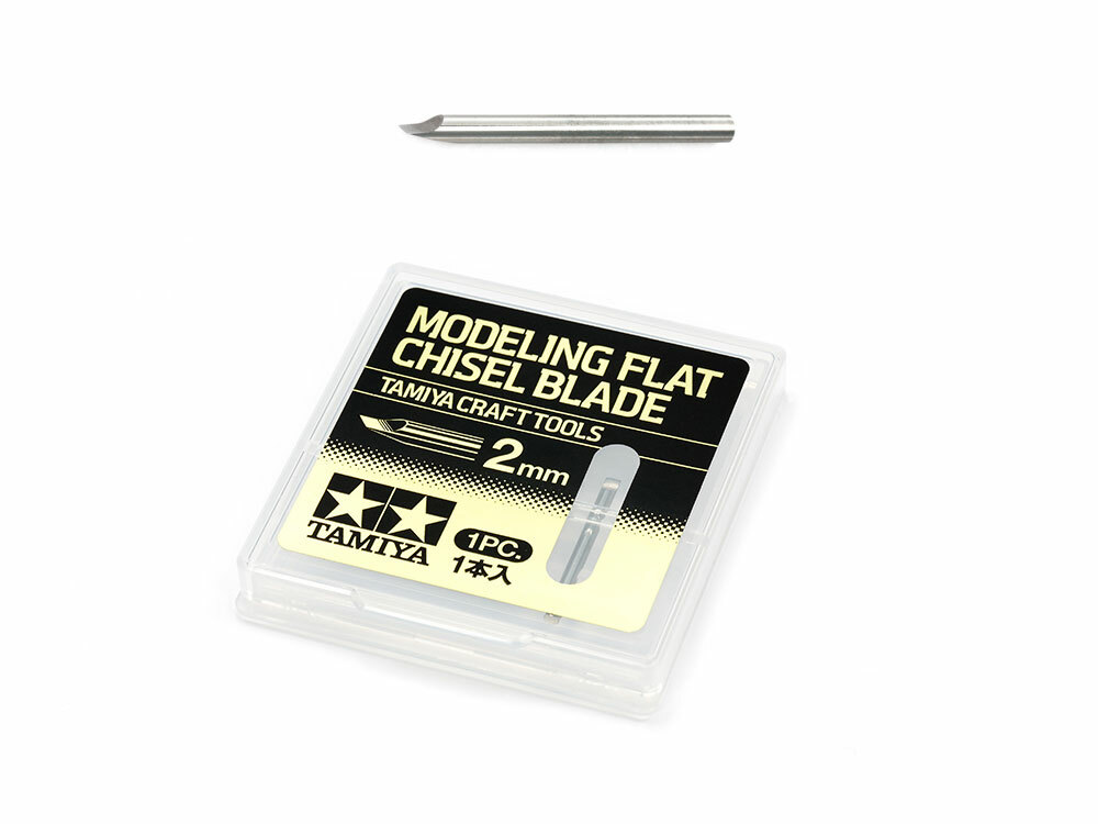 Tamiya Craft Tools MODELING FLAT CHISEL BLADE 2mm 74143