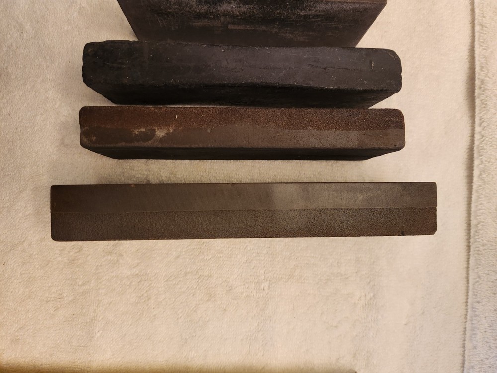 Vintage sharpening honing stones