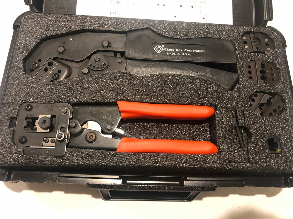 Black Box FT 060 Lan Tool Kit 100 Crimpers