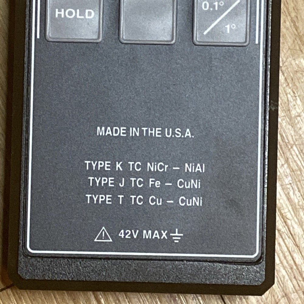 Vtg Omega HH21 Microprocessor Thermometer Works But Untested No Probe