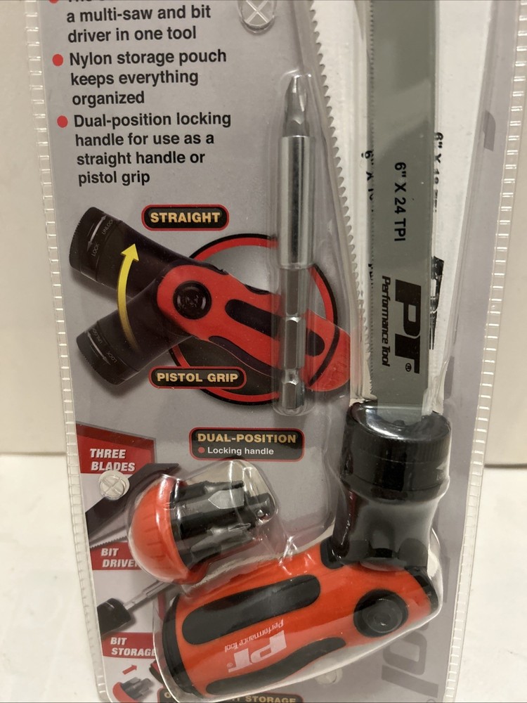 PERFORMANCE TOOL 2 In 1 Multi Saw And Bit Driver W729