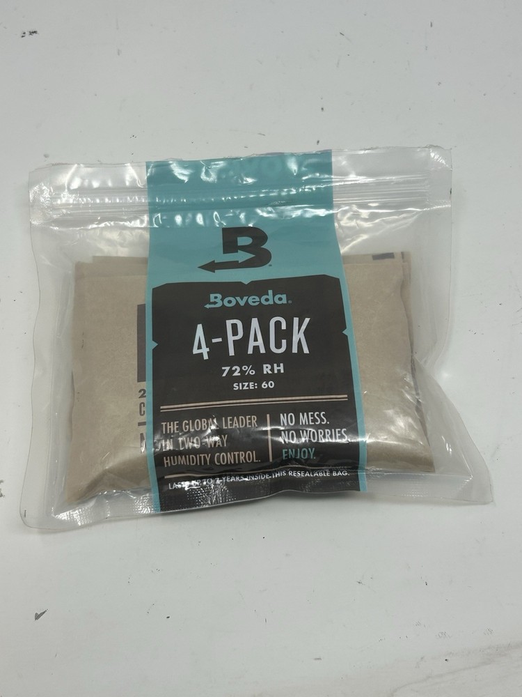 Boveda 72% Two-Way Humidity Control Packs 60grams 4 Pack