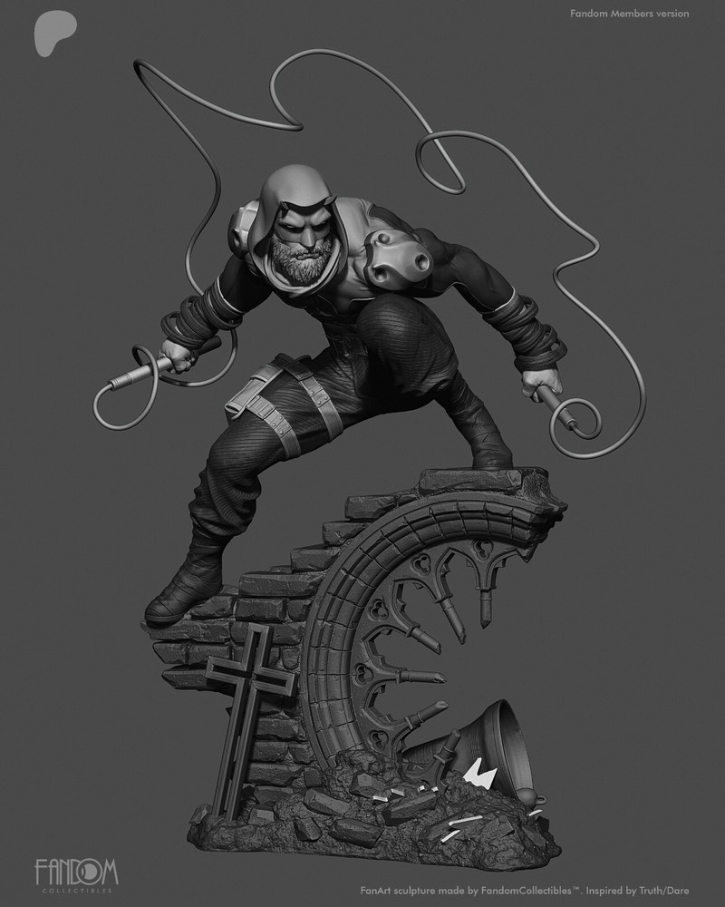 Daredevil 3D Print Unpainted/Unassembled