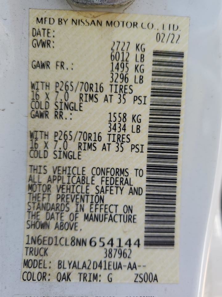 Temperature Control Fits 22 FRONTIER 2419927