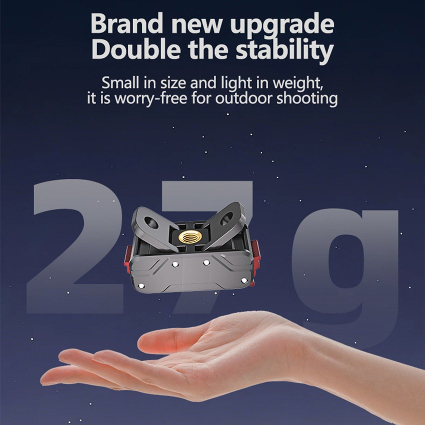 Magnetic Quick-Release Plastic BaseMagnetic Base for DJI Action3/4/5 Pro