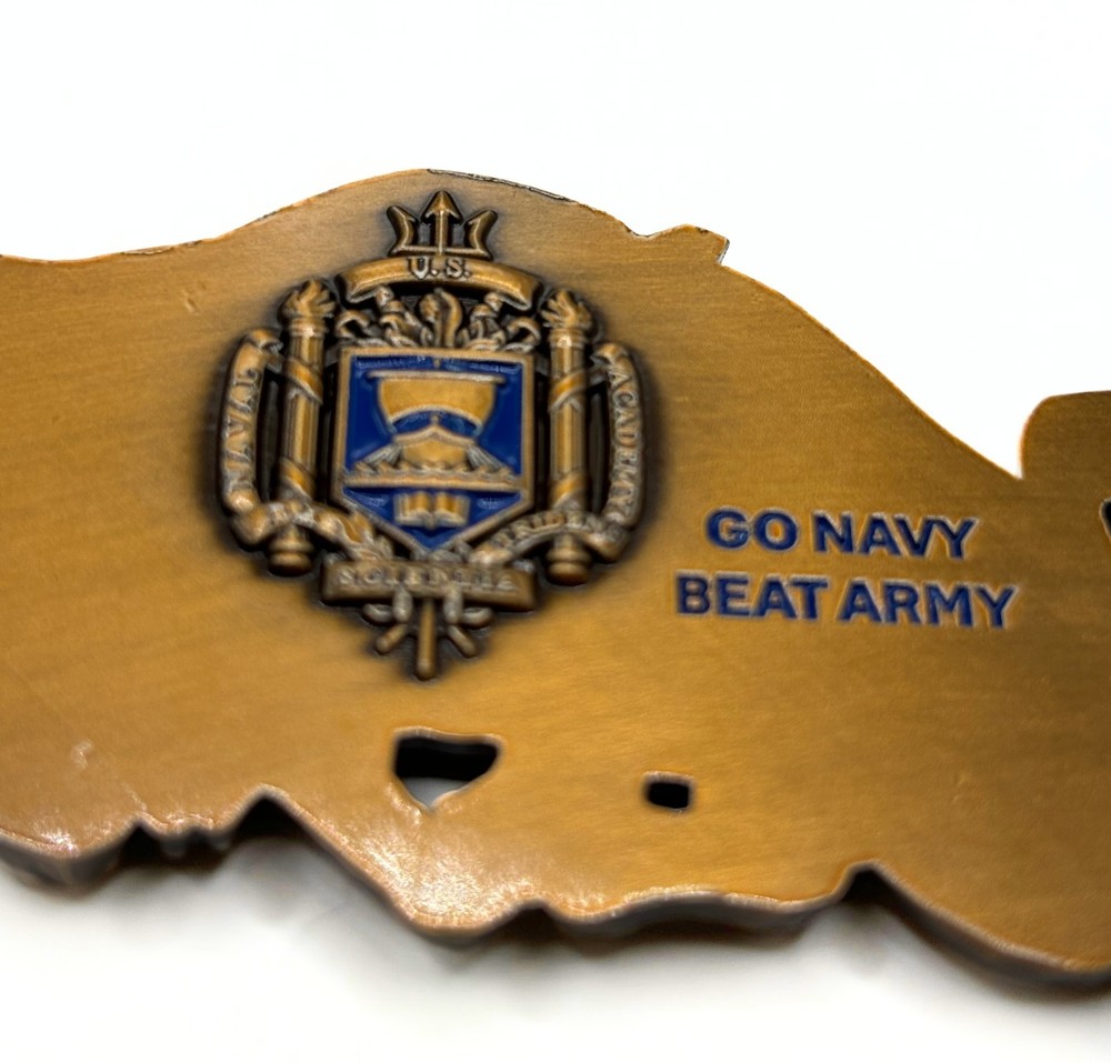 USNA Challenge Coin - Goat Shaped
