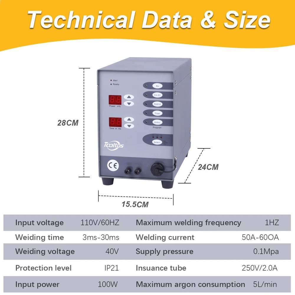 Automatic Pulse Argon Arc Tig Jewelry Spot Welding Machine