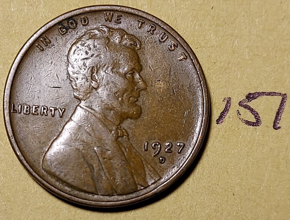 1927-D Lincoln Wheat Cent    High Grade    #151