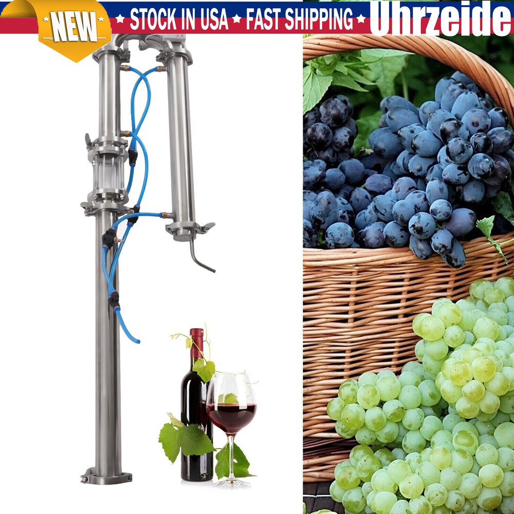 2"inch Stainless Still Moonshine Reflux Distilling Column Brew Wine Making Tool