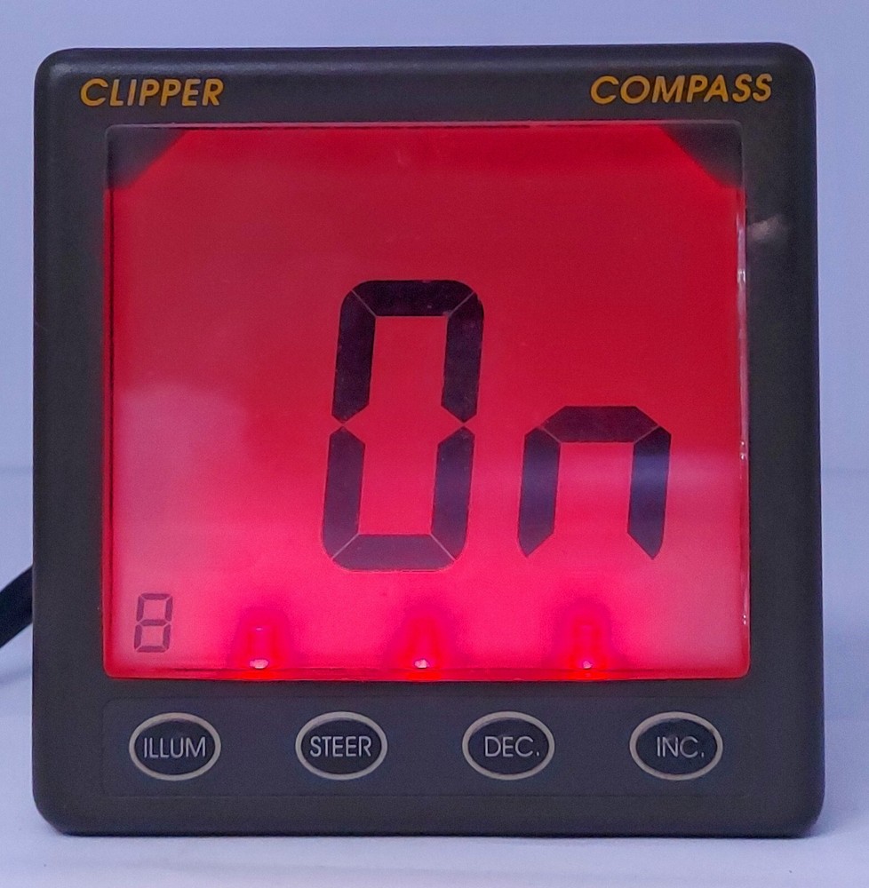 NASA Marine NMEA0183 Clipper Repeater Compass Master Display Unit