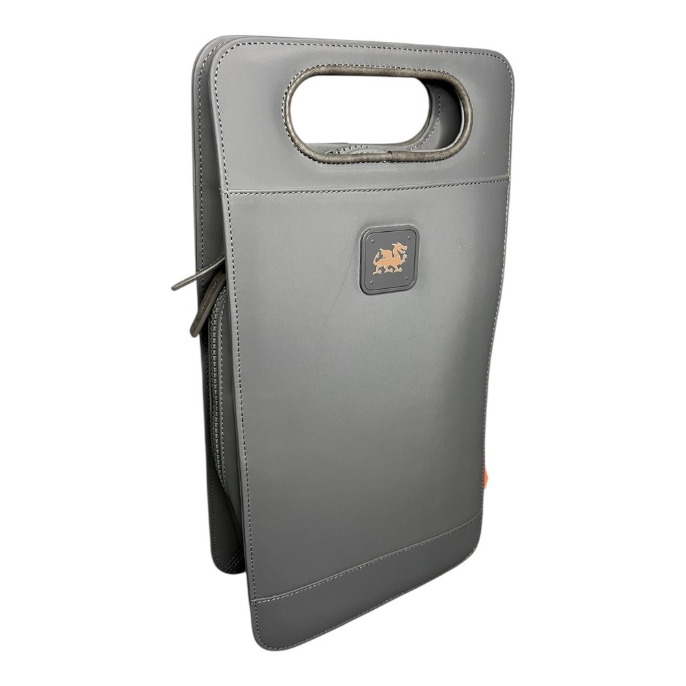 Stitch Golf 2-Bottle Wine Tote Grey