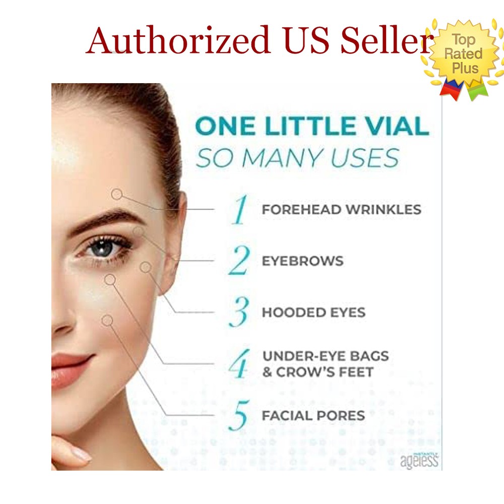 Instantly Ageless Face lift, 25 Vials in a box, Exp 05/2026