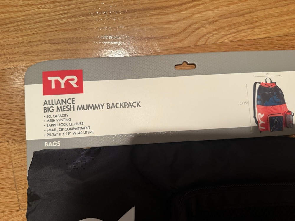 NEW TYR Alliance Big Mesh Mummy Backpack