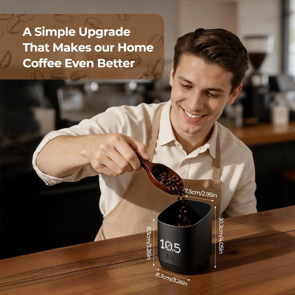 Digital Dosing Cup with LED Display - Precise 1G/0.1Oz Scale for Coffee & Baking