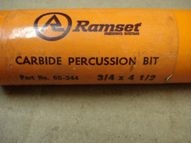 Ramset Precussion Carbide Masonry Drill Bit 3/4" x 4-1/2"LOC X 11"