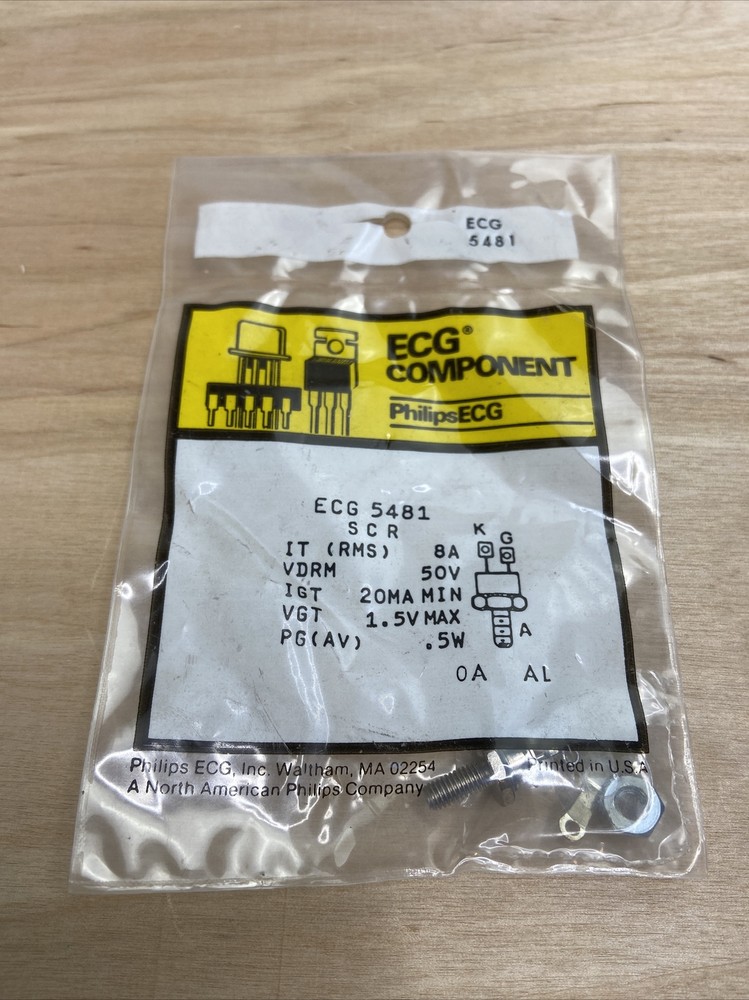 ECG 5481   50V 8A Silicon Controlled Rectifier Diode - TO-64 -