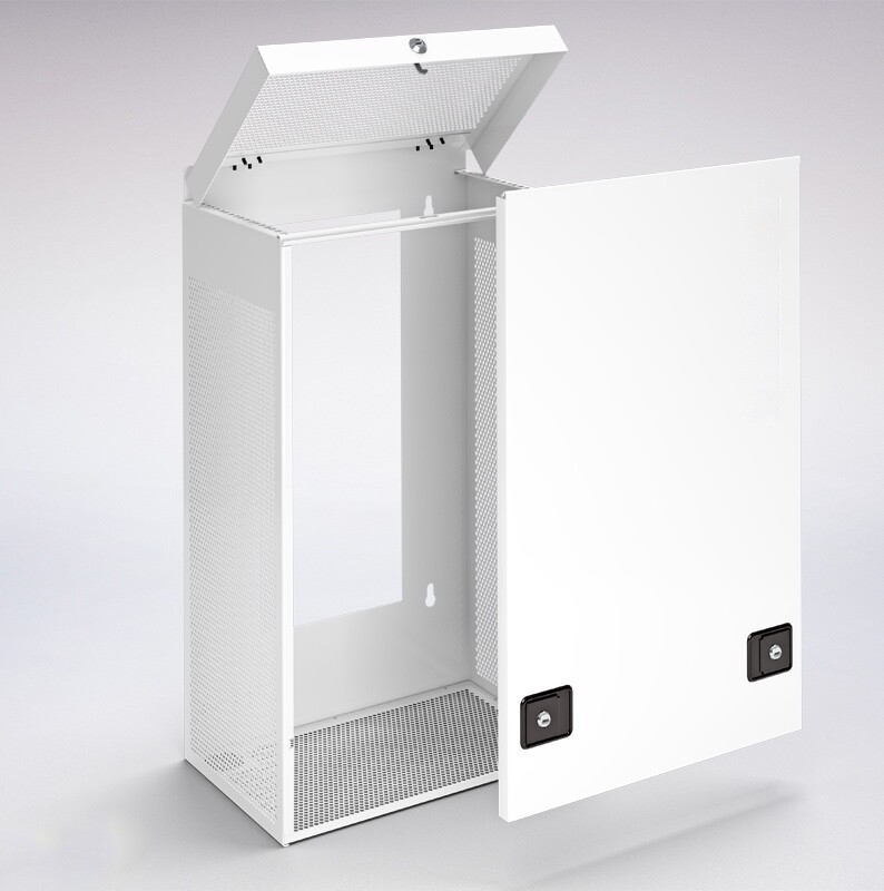 6U 35" Depth Server Rack Cabinet Unique Compact Solution FITS MOST SERVERS