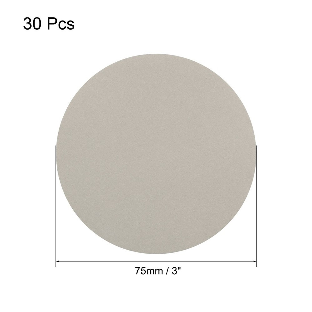 3 inch Wet Dry Discs 3000 Grit Hook and Loop Sanding Disc Silicon Carbide 30pcs