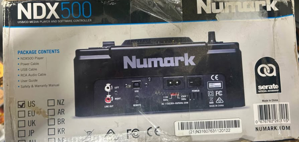 Numark NDX500 | Stand Alone USB / CD Player and Software Controller with Touch-S