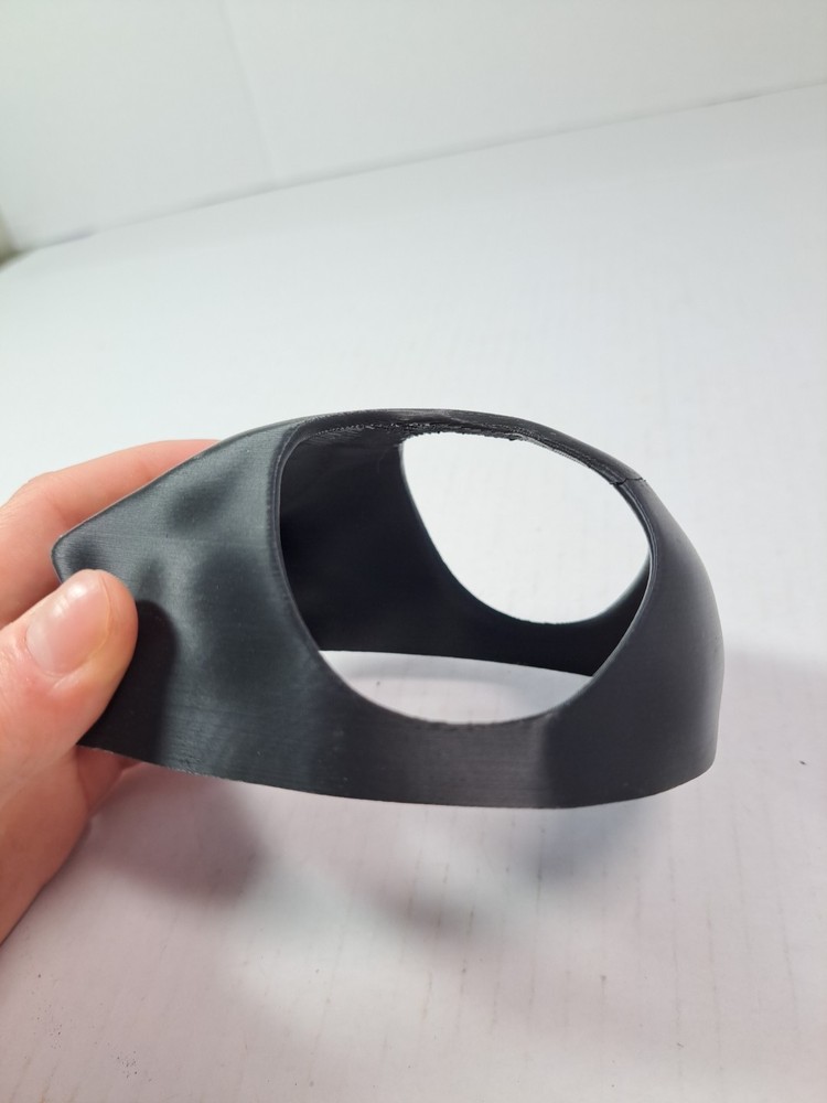 3D Printed Black Batman Cat Mask Funny