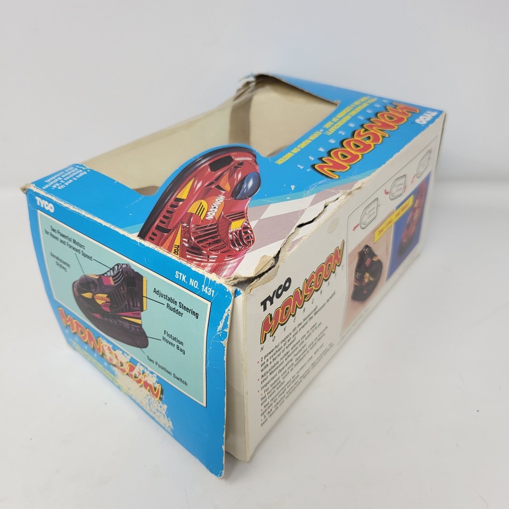 Tyco Monsoon Hovercraft Real Operating Hovercraft 1990 AS-IS