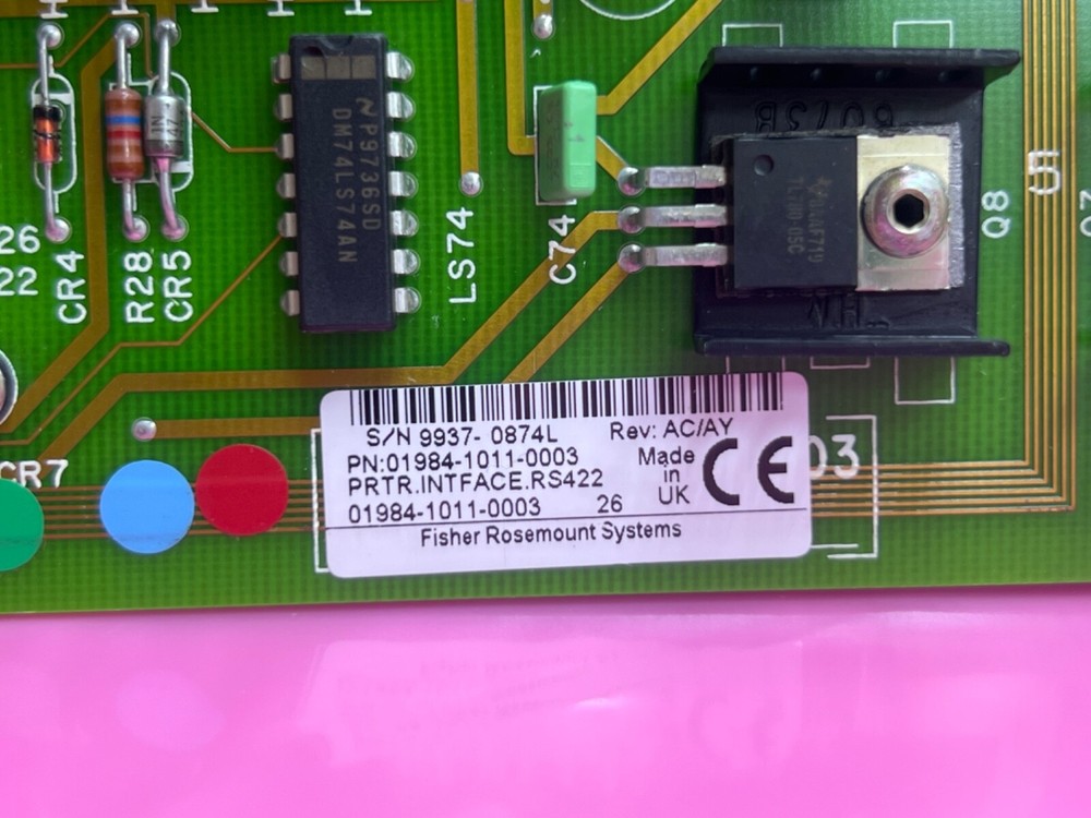 Fisher-Rosemount Systems 01984-1011-0003 Miniconsole Printer Interface