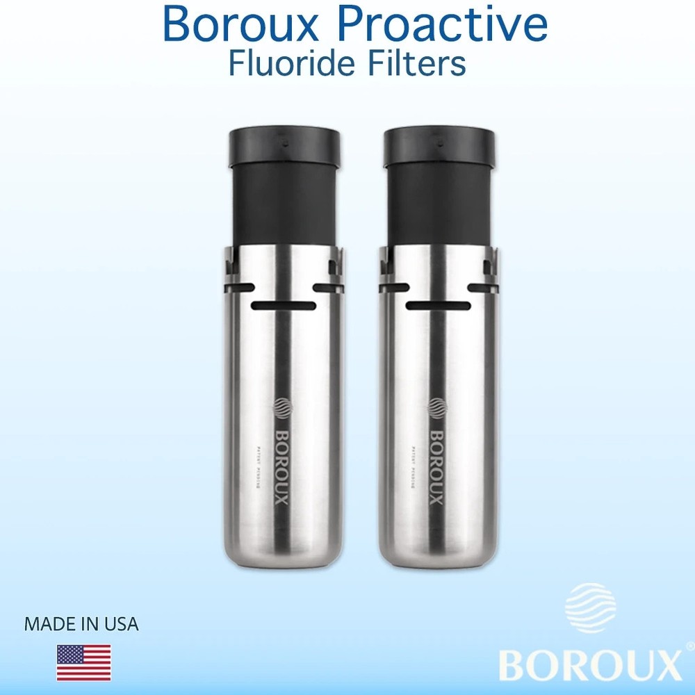 Boroux Proactive Replacement Fluoride Filters - 2 Pack - ALUMINA FREE Authentic